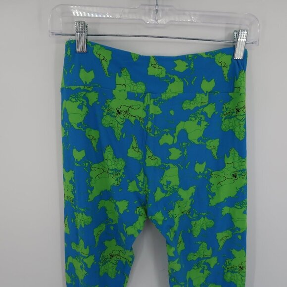 Lularoe world map leggings One Size - Picture 8 of 8